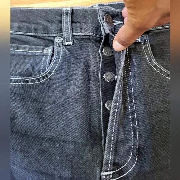 Boyish The Ricky High Rise Flare in Wonder Wall Peace Sign Jeans(26)NWT - Picture 8 of 14